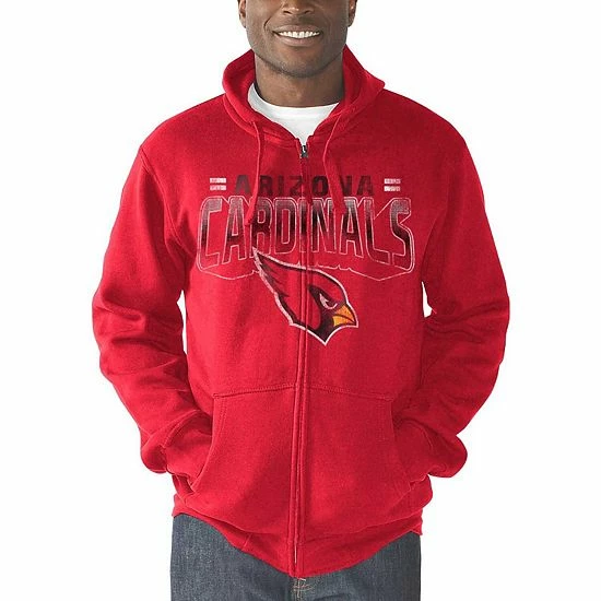 Men's G-III Sports By Carl Banks Cardinal Arizona Cardinals Perfect Season Full-Zip Hoodie 5 Men's G-III Sports By Carl Banks Cardinal Arizona Cardinals Perfect Season Full-Zip Hoodie - Image 5