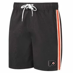 Men's G-III Sports By Carl Banks Black/Orange Philadelphia Flyers Sand Beach Swim Shorts -G-III Sales Store unnamed file 1060