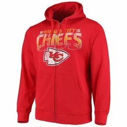 Men's G-III Sports By Carl Banks Red Kansas City Chiefs Perfect Season Full-Zip Hoodie -G-III Sales Store unnamed file 108