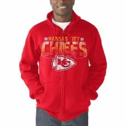 Men's G-III Sports By Carl Banks Red Kansas City Chiefs Perfect Season Full-Zip Hoodie -G-III Sales Store unnamed file 110