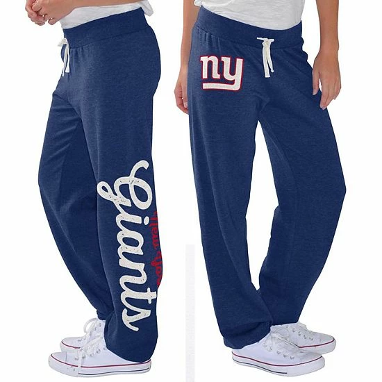 Women's G-III 4Her By Carl Banks Royal New York Giants Scrimmage Fleece Pants 1 Women's G-III 4Her By Carl Banks Royal New York Giants Scrimmage Fleece Pants