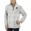 Women's G-III 4Her By Carl Banks Gray Los Angeles Kings Sherpa Quarter-Zip Pullover Jacket