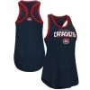 Women's G-III Sports By Carl Banks Navy Montreal Canadiens Showdown Slub Racerback Tank Top