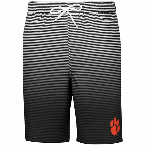 Men's G-III Sports By Carl Banks Black Clemson Tigers Ocean Swim Trunks 3 Men's G-III Sports By Carl Banks Black Clemson Tigers Ocean Swim Trunks - Image 3