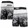 Men's G-III Sports By Carl Banks Black New Orleans Saints Island Volley Swim Shorts