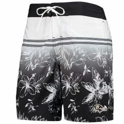 Men's G-III Sports By Carl Banks Black Baltimore Ravens Island Volley Swim Shorts -G-III Sales Store unnamed file 1330