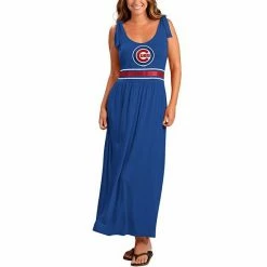 Women's G-III 4Her By Carl Banks Royal Chicago Cubs Game Over Maxi Dress