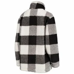 Women's G-III 4Her By Carl Banks Black Philadelphia Eagles Sherpa Plaid Quarter-Zip Jacket 8 Women's G-III 4Her By Carl Banks Black Philadelphia Eagles Sherpa Plaid Quarter-Zip Jacket -G-III Sales Store unnamed file 161