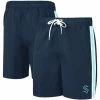 Men's G-III Sports By Carl Banks Deep Sea Blue Seattle Kraken Sand Beach Swim Shorts