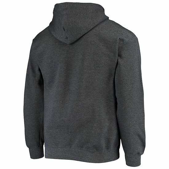 Men's G-III Sports By Carl Banks Heathered Gray Los Angeles Chargers Perfect Season Full-Zip Hoodie 4 Men's G-III Sports By Carl Banks Heathered Gray Los Angeles Chargers Perfect Season Full-Zip Hoodie - Image 4