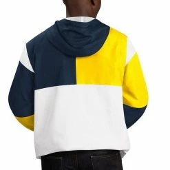 Men's G-III Sports By Carl Banks White/Navy Michigan Wolverines College Fair Catch Half-Zip Hoodie 5 Men's G-III Sports By Carl Banks White/Navy Michigan Wolverines College Fair Catch Half-Zip Hoodie -G-III Sales Store unnamed file 180