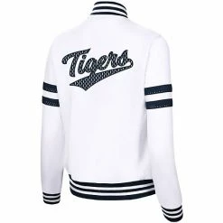 Women's G-III 4Her By Carl Banks White Detroit Tigers Pre-Game Full-Zip Track Jacket -G-III Sales Store unnamed file 1893