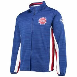 Men's G-III Sports By Carl Banks Blue Detroit Pistons 75th Anniversary Power Forward Space-Dye Full-Zip Track Jacket -G-III Sales Store unnamed file 191