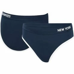 Women's G-III 4Her By Carl Banks Navy New York Yankees Southpaw Bikini Bottom
