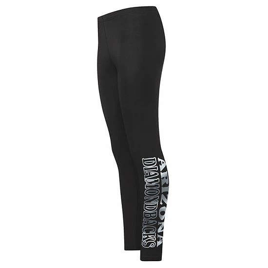 Women's G-III 4Her By Carl Banks Black Arizona Diamondbacks Stadium Leggings 3 Women's G-III 4Her By Carl Banks Black Arizona Diamondbacks Stadium Leggings - Image 3