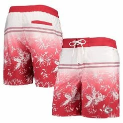 Men's G-III Sports By Carl Banks Red Kansas City Chiefs Island Volley Swim Shorts