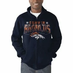 Men's G-III Sports By Carl Banks Navy Denver Broncos Perfect Season Full-Zip Hoodie -G-III Sales Store unnamed file 2327