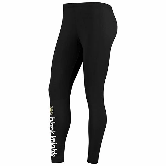 Women's G-III 4Her By Carl Banks Black Army Black Knights Post Season Leggings 2 Women's G-III 4Her By Carl Banks Black Army Black Knights Post Season Leggings - Image 2