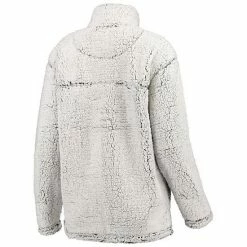 Women's G-III 4Her By Carl Banks Gray Tampa Bay Buccaneers Sherpa Quarter-Zip Pullover Jacket -G-III Sales Store unnamed file 2556