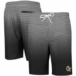 Men's G-III Sports By Carl Banks Black Georgia Tech Yellow Jackets Ocean Swim Trunks
