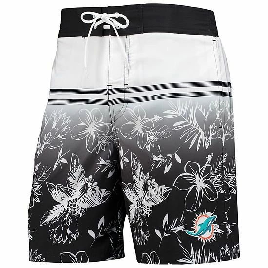 Men's G-III Sports By Carl Banks Black Miami Dolphins Island Volley Swim Shorts 3 Men's G-III Sports By Carl Banks Black Miami Dolphins Island Volley Swim Shorts - Image 3