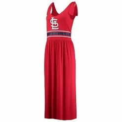 Women's G-III 4Her By Carl Banks Red St. Louis Cardinals Game Over Maxi Dress -G-III Sales Store unnamed file 2744