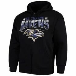 Men's G-III Sports By Carl Banks Black Baltimore Ravens Perfect Season Full-Zip Hoodie 7 Men's G-III Sports By Carl Banks Black Baltimore Ravens Perfect Season Full-Zip Hoodie -G-III Sales Store unnamed file 294