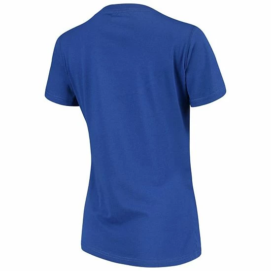 Women's G-III 4Her By Carl Banks Royal Buffalo Bills Post Season V-Neck T-Shirt 4 Women's G-III 4Her By Carl Banks Royal Buffalo Bills Post Season V-Neck T-Shirt - Image 4