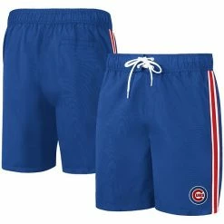 Men's G-III Sports By Carl Banks Royal Chicago Cubs Sand Beach Volley Swim Shorts