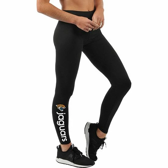 Women's G-III 4Her By Carl Banks Black Jacksonville Jaguars Post Season Leggings 1 Women's G-III 4Her By Carl Banks Black Jacksonville Jaguars Post Season Leggings