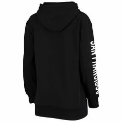 Women's G-III 4Her By Carl Banks Black San Francisco Giants Extra Inning Colorblock Pullover Hoodie -G-III Sales Store unnamed file 3163