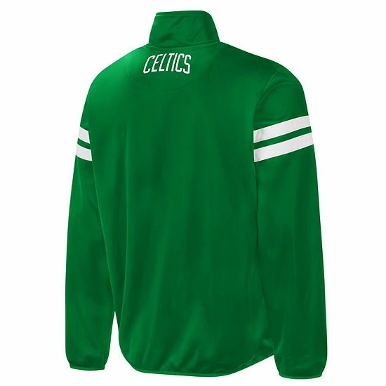 Men's G-III Sports By Carl Banks Kelly Green Boston Celtics Power Pitcher Full-Zip Track Jacket 4 Men's G-III Sports By Carl Banks Kelly Green Boston Celtics Power Pitcher Full-Zip Track Jacket - Image 4