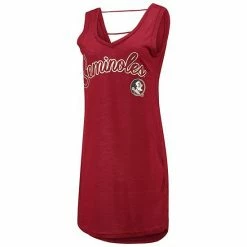 Women's G-III Sports By Carl Banks Heathered Garnet Florida State Seminoles Off-Season Swim Cover-Up Dress -G-III Sales Store unnamed file 3200