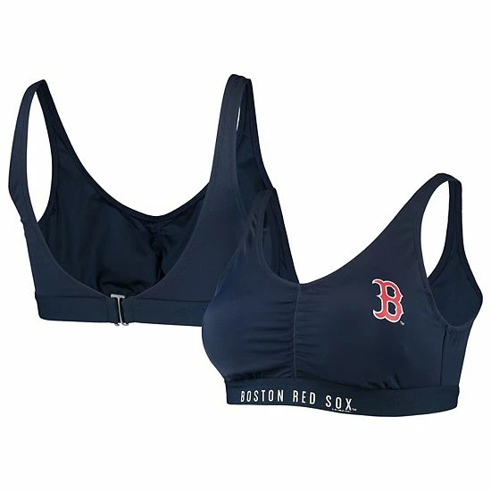 Women's G-III Sports By Carl Banks Navy Boston Red Sox All-Star Bikini Top 1 Women's G-III Sports By Carl Banks Navy Boston Red Sox All-Star Bikini Top