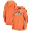 Women's G-III Sports By Carl Banks Texas Orange Texas Longhorns Double Team Tunic Raglan Pullover Hoodie