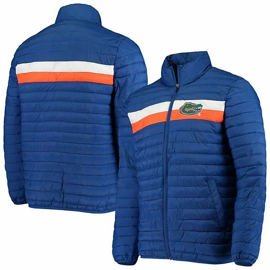 Men's G-III Sports By Carl Banks Royal Florida Gators Yard Line Quilted Full-Zip Jacket 1 Men's G-III Sports By Carl Banks Royal Florida Gators Yard Line Quilted Full-Zip Jacket