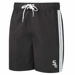 Men's G-III Sports By Carl Banks Black Chicago White Sox Sand Beach Volley Swim Shorts -G-III Sales Store unnamed file 3313