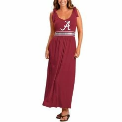 Women's G-III 4Her By Carl Banks Crimson Alabama Crimson Tide Game Over Scoop Neck Maxi Dress