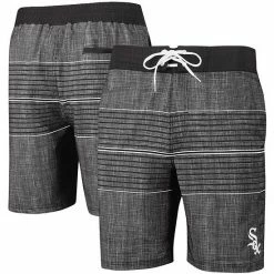 G-III Sales Store 25 Men's G-III Sports By Carl Banks Charcoal Chicago White Sox Horizon Volley Swim Trunks