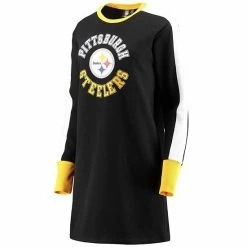Women's G-III 4Her By Carl Banks Black Pittsburgh Steelers Hurry Up Offense T-Shirt Dress 6 Women's G-III 4Her By Carl Banks Black Pittsburgh Steelers Hurry Up Offense T-Shirt Dress -G-III Sales Store unnamed file 3582