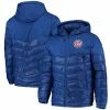 Men's G-III Sports By Carl Banks Royal Chicago Cubs Storm Hoodie Full-Zip Puffer Jacket