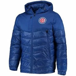 Men's G-III Sports By Carl Banks Royal Chicago Cubs Storm Hoodie Full-Zip Puffer Jacket -G-III Sales Store unnamed file 3682