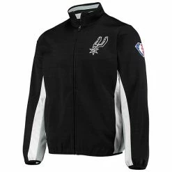 Men's G-III Sports By Carl Banks Black San Antonio Spurs 75th Anniversary Power Forward Space-Dye Full-Zip Track Jacket 7 Men's G-III Sports By Carl Banks Black San Antonio Spurs 75th Anniversary Power Forward Space-Dye Full-Zip Track Jacket -G-III Sales Store unnamed file 3685