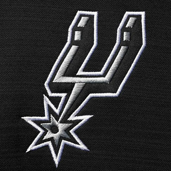Men's G-III Sports By Carl Banks Black San Antonio Spurs 75th Anniversary Power Forward Space-Dye Full-Zip Track Jacket 5 Men's G-III Sports By Carl Banks Black San Antonio Spurs 75th Anniversary Power Forward Space-Dye Full-Zip Track Jacket - Image 5