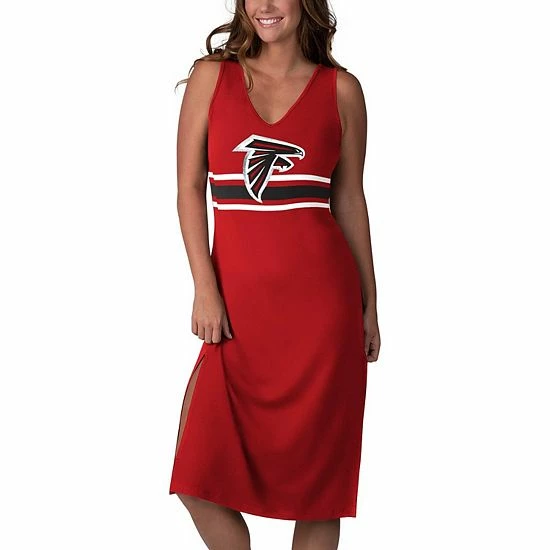Women's G-III 4Her By Carl Banks Red Atlanta Falcons Kick-Off Maxi Dress 1 Women's G-III 4Her By Carl Banks Red Atlanta Falcons Kick-Off Maxi Dress