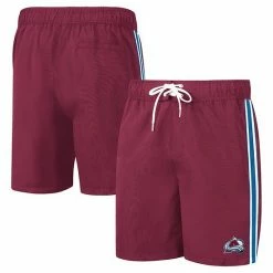Men's G-III Sports By Carl Banks Burgundy Colorado Avalanche Sand Beach Swim Shorts