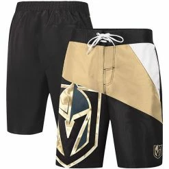 Men's G-III Sports By Carl Banks Black Vegas Golden Knights Wind Wave Board Shorts