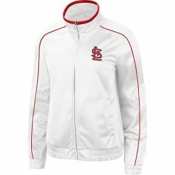 Women's G-III 4Her By Carl Banks White St. Louis Cardinals Gamer Full-Zip Track Jacket 6 Women's G-III 4Her By Carl Banks White St. Louis Cardinals Gamer Full-Zip Track Jacket -G-III Sales Store unnamed file 3772
