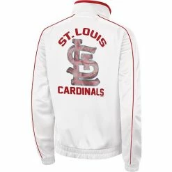 Women's G-III 4Her By Carl Banks White St. Louis Cardinals Gamer Full-Zip Track Jacket 7 Women's G-III 4Her By Carl Banks White St. Louis Cardinals Gamer Full-Zip Track Jacket -G-III Sales Store unnamed file 3773