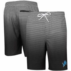 Men's G-III Sports By Carl Banks Black Detroit Lions Ocean Swim Trunks